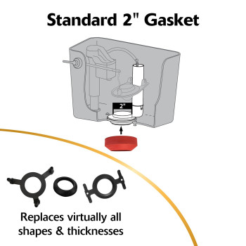 Korky 4010Xp 2X Longlife Standard 2Inch Complete Fixes Running Noisy Noslow Refill And Noweak Flush Easy To Install Toil