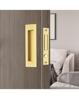 Dontay Sliding Pocket Door Handles 304 Stainless Steel Non Locking Pocket Door Hardware Recessed Flush Finger Pulls Heavy Dut