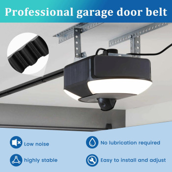 37561Us Garage Door Opener Belt For 12 Ft High Garage Door Compatible With Genie Silentmax 1000 Silentmax 1200 Intellig 1000