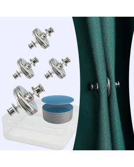 Koxxud Magnetic Curtain Closure Curtain Weights Magnets Clips With Tack Drapery Magnetic Holder Buckle To Hold Curtains Closed