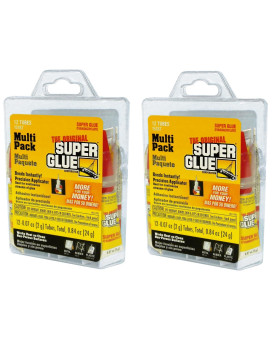 Super Glue 15187 Clear 12 Count Pack Of 2