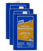 Kleanstrip Odorless Mineral Spirits 1 Quart Pack Of 3