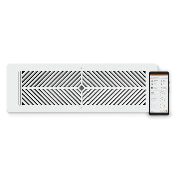 Flair Smart Vent 4X14 White Ac Vent Cover For Floors Walls And Ceilings