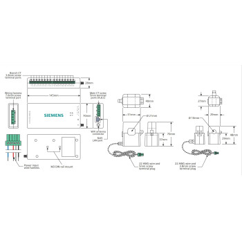 Siemens Inhab Smart Home Energy Monitor With 1650Amp Circuit Level Sensors And 2200Amp Main Sensors For Real Time Electricity