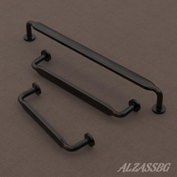 Alzassbg 6 Pack Oil Rubbed Bronze Cabinet Handles 712 Inch192Mm Hole Centers Arch Modern Cabinet Pulls Kitchen Cabinets Har