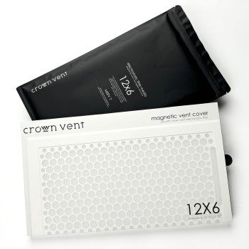 Crown Vent Magnetic Register Cover 12X6 With Electrostatic Filter Simple Clean Decorative Cover Designed To Fit Over You