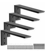 Premium Heavy Duty Countertop Brackets 16 Inch 4 Pack 25 Thick Granite Countertop Support 16 X 6 X 2 12 Shelf L Brac