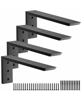 Premium Heavy Duty Countertop Brackets 16 Inch 4 Pack 25 Thick Granite Countertop Support 16 X 6 X 2 12 Shelf L Brac