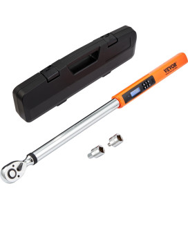 Vevor Digital Torque Wrench 12 Drive25250Ftlb34340Nm 2 Torque Accuracy 3Mode Adjustable Electronic Torque Wrench W