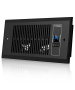 Vivosun Quiet Register Booster Fan Smart Register Vent With Thermostat Control Fits 4 10 Register Holes Heating Coolin