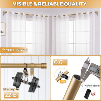 Splicing Corner Window Curtain Rods Hotozon 48 To 84 Inch Heavy Duty Single Curtain Rods For Corner Windows16 To 82 Inch Ant