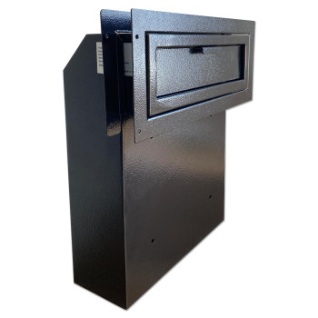 Plugsharge Through The Door Mail Drop Box 15Mm Steel Payment Dropbox Door Mount Theft Proof Mailbox Locking Deposit Drop