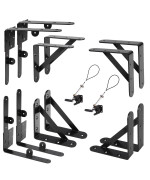 Mofeez Fence Gate Kit Iron Gate Hardware With Gate Latch For Wooden Fences Shed Doors Heavy Duty Anti Sag Gate Corner Brace Brac