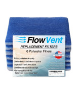 Flowvent Indoor Electric Dryer Vent Filters Dual Filtering For Clean Air Simple Maintenance Waterfree Made In The Usa