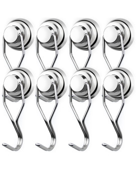 E Bavite Swivel Swing Magnetic Hooks 60Lbs Heavy Duty Neodymium Magnetic Hooks With Epoxy Coating For Refrigerator Cruise Bbq