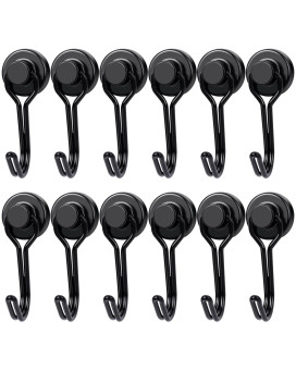 E Bavite Swivel Swing Magnetic Hook 30Lb12Pack Refrigerator Magnetic Hooks Strong Neodymium Magnet Hook Perfect For Refriger