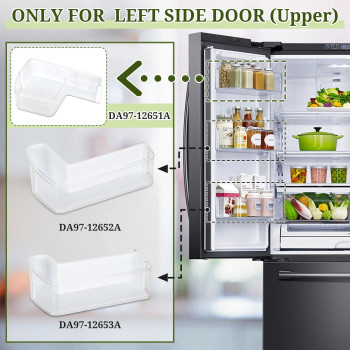 Da9712651A Door Shelf Basket Bin Upper Left Compatible With Samsung Rf263