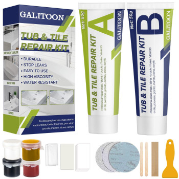 Porcelain Repair Kit Fiberglass Tub Repair Kit Shower Sink Bathtub And Countertop Tile Repair Kit Repair Chips Dents Cracks