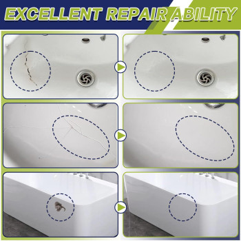 Porcelain Repair Kit Fiberglass Tub Repair Kit Shower Sink Bathtub And Countertop Tile Repair Kit Repair Chips Dents Cracks