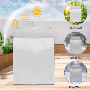 Qwork Washer And Dryer Covers 2 Pack Heavy Duty Waterproof Washing Machine Cover For Most Top Load Or Front Load Machine Dustp