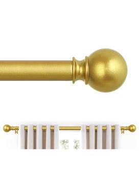 Brass Gold Curtain Rods 18 To 60 Inches155 Feet 58 Inch Splicing Drapery Rods Small Curtain Rods Set Size 1860 Brass