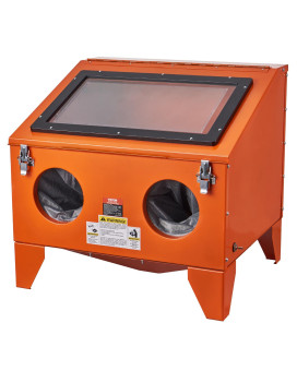 Vevor 40 Gallon Sandblasting Cabinet 40120Psi Portable Benchtop Sand Blasting Cabinet Heavy Duty Steel Sand Blaster With Blas