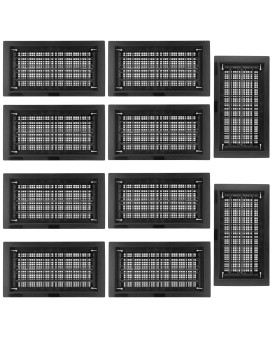 10 Pack 8 X 16 Automatic Foundation Vent For Ventilating Crawl Space Replacement Auto Air Vent Black