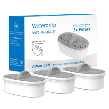 Waterdrop Upgrade Nsf 5342372 Certified Replacement Filters For All Waterdrop Pitcher And Dispenser Filtration System Reduce