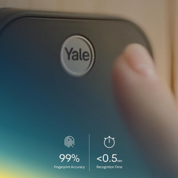 Yale Assure Lock 2 Touch With Zwave Fingerprint Smart Lock In Black