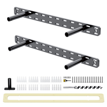 2Pcs Floating Shelf Hardware Heavy Duty Hidden Shelf Brackets Support Wall Mounting Invisible Floating Shelves Bracket With Jig