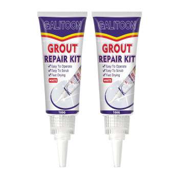 Tile Grout Repair Kit 2 Pack Grout Filler Fast Drying Tile Grout Grout Sealer Bathroom Shower Kitchen Floor Tile Restore And