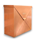 Nach Chicago Copper Extra Large Mailbox Rust Resistant Large Mailboxes For Outside Wall Mount Large Metal Mailbox Wall Mount