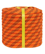 Crayza Double Braided Arborist Rigging Rope 12 In X 150 Ft Strong Polyester Rope 48 Strands For Tree Work Pulling Swing Saili