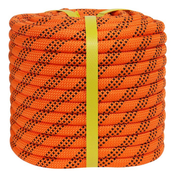 Crayza Double Braided Arborist Rigging Rope 12 In X 200 Ft Strong Polyester Rope 48 Strands For Tree Work Pulling Swing Saili