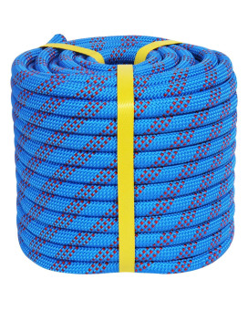 Crayza Double Braided Arborist Rigging Rope 12 In X 200 Ft Strong Polyester Rope 48 Strands For Tree Work Pulling Swing Saili