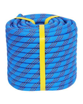 Crayza Double Braided Arborist Rigging Rope 12 In X 100 Ft Strong Polyester Rope 48 Strands For Tree Work Pulling Swing Saili