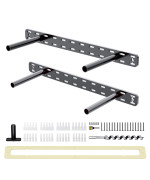 2Pcs Floating Shelf Hardware Heavy Duty Hidden Shelf Brackets Support Wall Mounting Invisible Floating Shelves Bracket With Jig