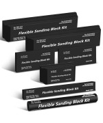 Sanding Block Kit 7 Piece Flexible Eva Foam Wet Or Dry Auto Body Hand Sanding Blocks Kit For Automotive Car Wood Bodywork