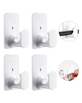 No Drill Curtain Rod Brackets Upgrade 3M Adhesive No Drilling Curtain Rod Holders Renter Friendly Curtain Rod Hooks Nail Free Su