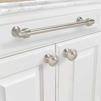 Bukobyhe 10 Pack 712 Inch Kitchen Cabinet Handles Brushed Satin Nickel Cabinet Pulls Silvery Drawer Pulls Zinc Alloy Kitchen H