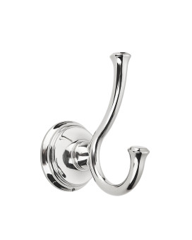 Tunny Towel Hook Bathroom2 Pack Polished Nickelpvdnickel Double Robetowel Hook Wall Mounted Hook For Bathroom Bedroom Kitch