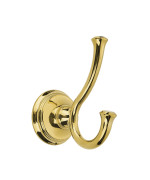 Tunny Towel Hook Bathroom2 Pack Shiny Goldpvdgold Double Robetowel Hook Wall Mounted Hook For Bathroom Bedroom Kitchen