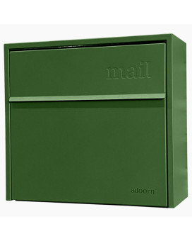 Wall Mount Mailbox Large Antitheft Locking Mailbox Weatherproof Mailboxes For Outside The House 185 H X 15 L X 75