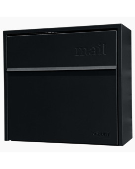 Wall Mount Mailbox Large Antitheft Locking Mailbox Weatherproof Mailboxes For Outside The House 185 H X 15 L X 75