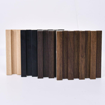 Art3D Slat Wood Wall Paneling For Interior And Ceiling Decoration 4 Samples Pack 6 X 57In