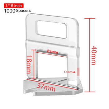 Storystore Tile Leveling System 1000 Piece Tile Leveling Clips 116 Tiles Spacers Leveling System Diy For Professional Cera