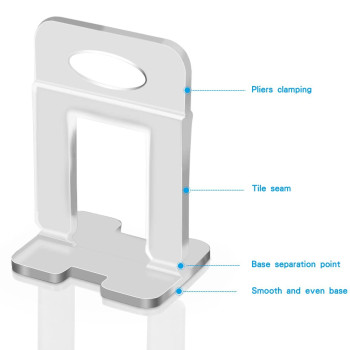 Storystore Tile Leveling System 1000 Piece Tile Leveling Clips 116 Tiles Spacers Leveling System Diy For Professional Cera