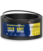 Low Voltage Landscape Wire 142 50Ft Haisstronica Landscape Lighting Copper Wire 14 Gauge 2 Conductor Landscaping Lights Wired O