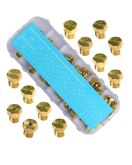 36Pcs Range Stove Oven Orifice Conversion Kit Propane Lp Natural Gas Brass Jet Burner Nozzle Replacement Parts M6X075 Mm Gas S