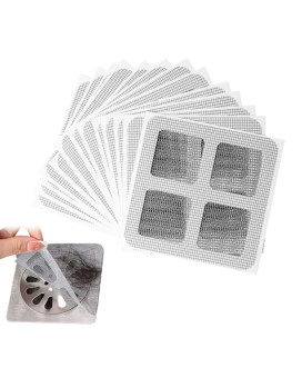 Generic 50Pack Disposable Shower Drain Hair Catcher Bathroom Drain Hair Catcher Shower Drain Hair Catcher Mesh Stickers Drai